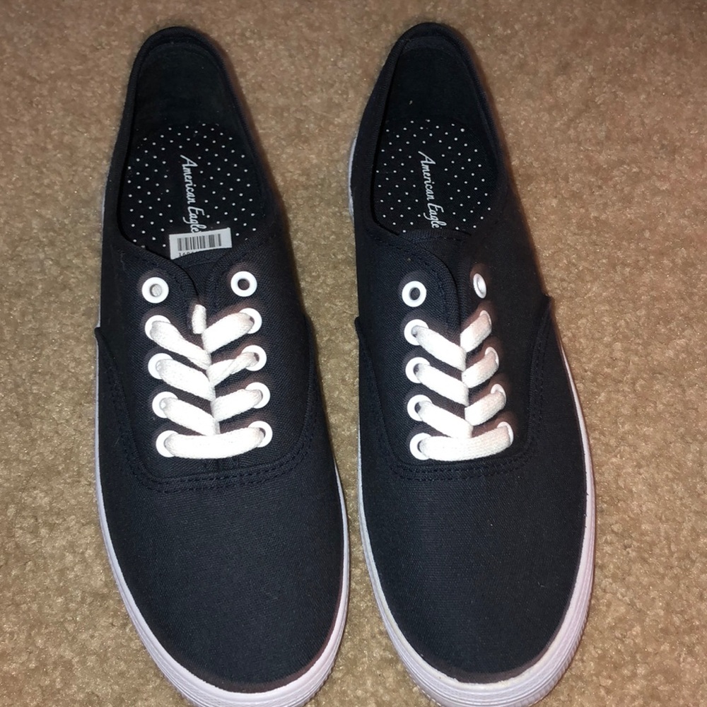 American Eagle Navy Blue “keds” style shoes. Sz 8